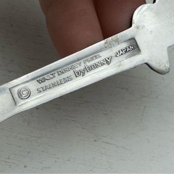 Vintage Walt Disney Donald Duck Stainless Child's Fork Bybonny Japan - Picture 6 of 9